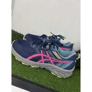 Asics Pre Venture 9 Size 6 Sneakers Blue/Pink 1014A276